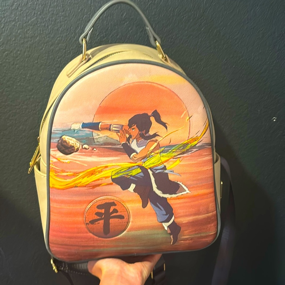 Disney Nickelodeon Loungefly The Legend of Korra mini backpack purse.